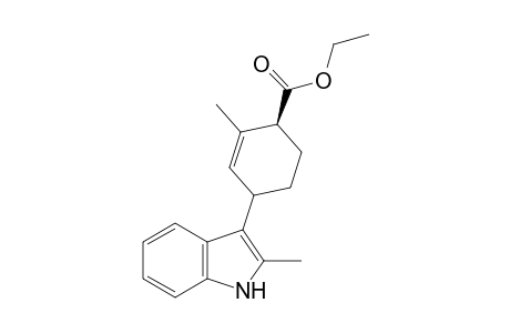 3-[3'-Methyl-4'S-(ethoxycarbonyl)-2'-cyclohexen-1'-yl]-2-methylindole