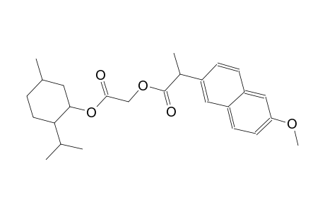 2-[(2-isopropyl-5-methylcyclohexyl)oxy]-2-oxoethyl 2-(6-methoxy-2-naphthyl)propanoate