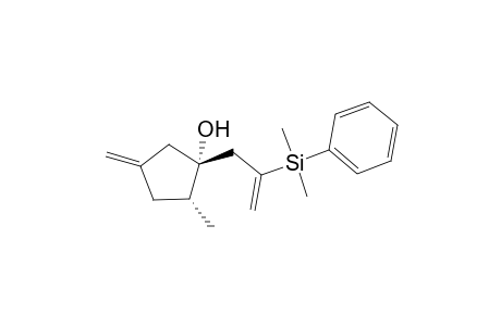 (1R,2R)-1-[2-[dimethyl(phenyl)silyl]allyl]-2-methyl-4-methylene-cyclopentanol