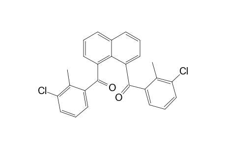 (3-chloranyl-2-methyl-phenyl)-[8-(3-chloranyl-2-methyl-phenyl)carbonylnaphthalen-1-yl]methanone