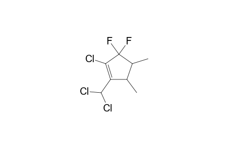 2-chloro-1-(dichloromethyl)-3,3-difluoro-4,5-dimethylcyclopentene