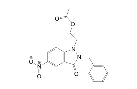 1-(2-Acetoxyethyl)-2-benzyl-5-nitro-1,2-dihydro-3H-indazol-3-one