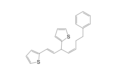 2,2'-((1E,4Z)-7-phenylhepta-1,4-diene-1,3-diyl)dithiophene