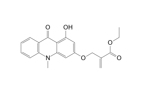 2-Propenoic acid, 2-[[(9,10-dihydro-1-hydroxy-10-methyl-9-oxo-3-acridinyl)oxy]methyl]-, ethyl ester