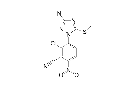 5-AMINO-2-(2-CHLORO-3-CYANO-4-NITROPHENYL)-3-METHYLTHIO-2H-1,2,4-TRIAZOLE