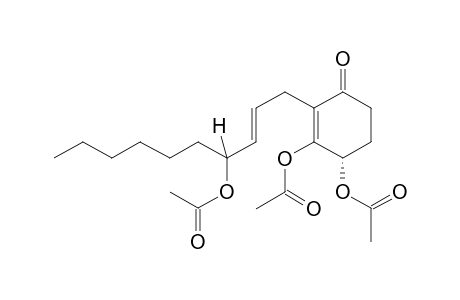 3,4-Diacetoxy-2-[4'-(acetoxy)-dec-2'-enyl]-2-cyclohexen-1-oine