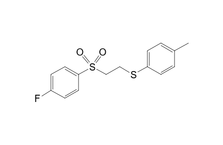 Benzene, 1-fluoro-4-[2-(4-methylphenylthio)ethylsulfonyl]-