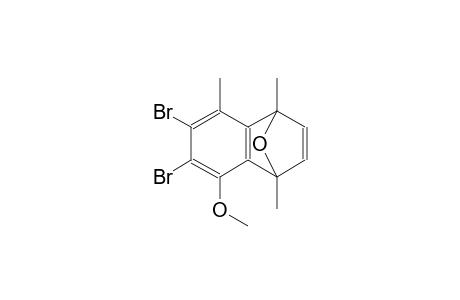 1,4-Epoxynaphthalene, 6,7-dibromo-1,4-dihydro-5-methoxy-1,4,8-trimethyl-