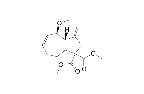 (+-)-(3aS,4R)-Dimethyl 2,3,3a,4,8,8a-Hexahydro-4-methoxy-3-methyleneazulene-1,1(7H)-dicarboxylate