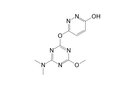 6-(4-Dimethylamino-6-methoxy-[1,3,5]triazin-2-yloxy)-pyridazin-3-ol