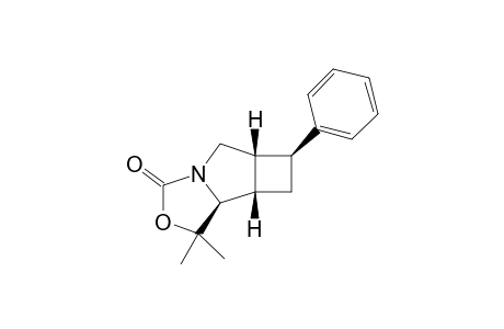 (5SR,6SR,8SR,9RS)-1-Aza-4,4-dimethyl-3-oxa-8-phenyltricyclo[5.3.0.0(6,9)]decan-2-one