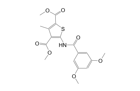 dimethyl 5-[(3,5-dimethoxybenzoyl)amino]-3-methyl-2,4-thiophenedicarboxylate