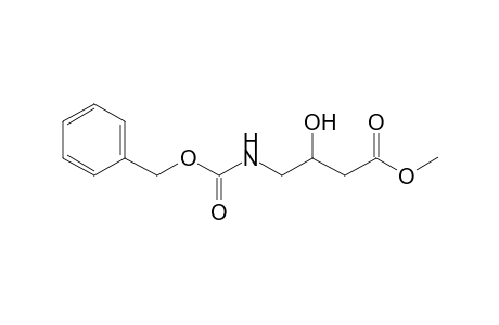 Methyl (RS)-[4-(benzyloxycarbonyl)amino]-3-hydroxybutyrate