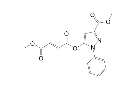 1-[3-(Methoxycarbonyl)-1-phenyl-1H-pyrazol-5-yl]-4-methyl(E)-2-butenedioate