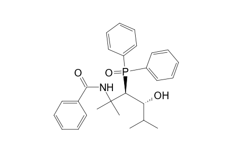 Benzamide, N-[2-(diphenylphosphinyl)-3-hydroxy-1,1,4-trimethylpentyl]-, (R*,R*)-(.+-.)-