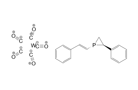 trans-Pentacarbonyl(2-phenyl-1-styrylphosphirane)tungsten