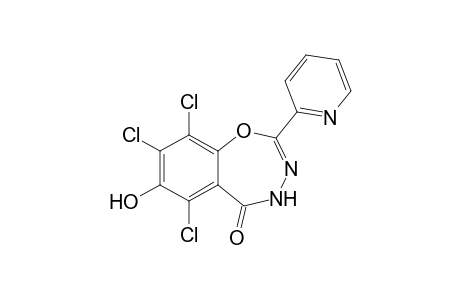 6,8,9-Trichloro-7-hydroxy-2-(pyridin-2-yl)benzo[f][1,3,4]-oxadiazepin-5-(4H)-one