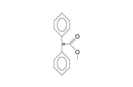 Methoxycarbonyl-diphenyl-carbenium ion