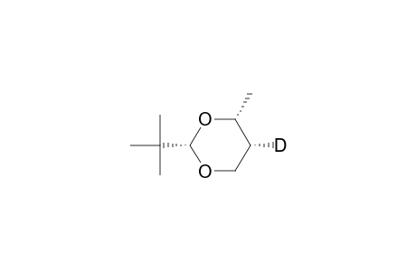 1,3-Dioxane-5-D, 2-(1,1-dimethylethyl)-4-methyl-, [2S-(2.alpha.,4.alpha.,5.alpha.)]-
