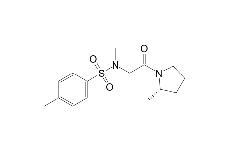 N-Methyl-N-tosyl-N'-[(2S)-2-methylpyrrolidinyl]sarcosinamide