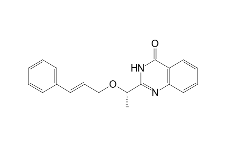 2-[(1S)-1-[(E)-3-phenylprop-2-enoxy]ethyl]-1H-quinazolin-4-one