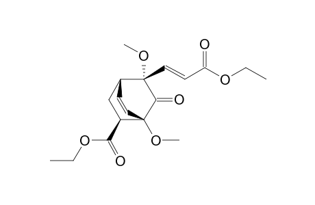 (1S,2S,4R,8S)-2-[(E)-3-ethoxy-3-keto-prop-1-enyl]-3-keto-2,4-dimethoxy-bicyclo[2.2.2]oct-5-ene-8-carboxylic acid ethyl ester