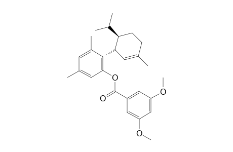 (1R,2R)-2-Isopropyl-4,5,6-trimethyl-1,2,3,4-tetrahydro- [1,1-biphenyl]-2-yl 3,5-Dimethoxybenzoate