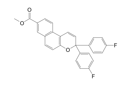 3,3-Bis(4-fluorophenyl)-8-(methoxycarbonyl)-3H-naphtho[2,1-b]pyran