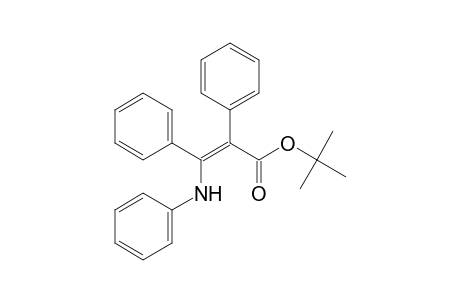(Z)-3-anilino-2,3-diphenyl-2-propenoic acid tert-butyl ester
