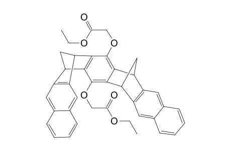 7,16-Bis(ethoxycarbonylmethyloxy)-para-bis(naphthocycloheptano]benzene