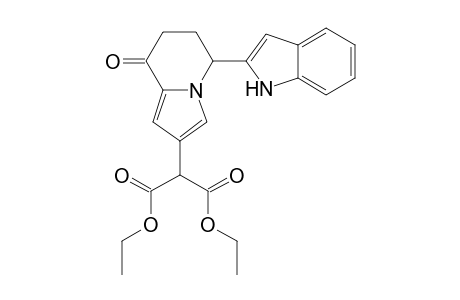 Diethyl[5-(1H-Indol-2-yl)-8-oxo-5,6,7,8-tetrahydroindolizin-2-yl]malonate