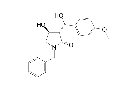 (3S,4S)-1-Benzyl-4-hydroxy-3-[1'-(4-methoxyphenyl)-hydroxymethyl]-2-pyrrolidinone