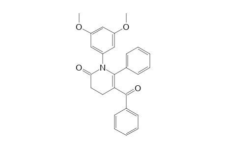 5-Benzoyl-1-(3,5-dimethoxyphenyl)-6-phenyl-3,4-dihydropyridin-2(1H)-one