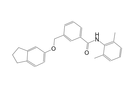 3-[(2,3-dihydro-1H-inden-5-yloxy)methyl]-N-(2,6-dimethylphenyl)benzamide