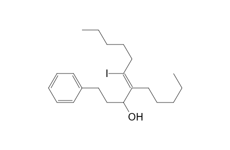 (Z)-5-Iodo-4-pentyl-1-phenyl-4-decen-3-ol