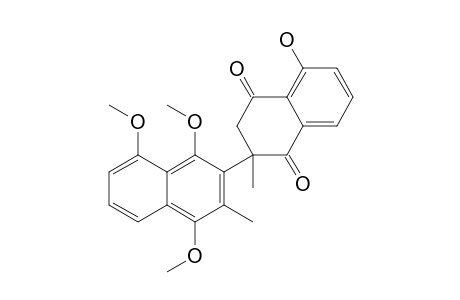 5-HYDROXY-2-METHYL-2-(1,4,8-TRIMETHOXY-3-METHYL-2-NAPHTHYL)-2,3-DIHYDRONAPHTHALEN-1,4-DIONE
