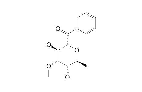 2,6-ANHYDRO-1-PHENYL-1-KETO-4-O-METHYL-7-DEOXY-ALPHA-D-ALTRO-HEPTITOL