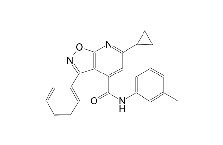 isoxazolo[5,4-b]pyridine-4-carboxamide, 6-cyclopropyl-N-(3-methylphenyl)-3-phenyl-