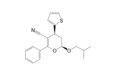 CIS-(2RS,4SR)-3,4-DIHYDRO-2-ISOBUTOXY-6-PHENYL-4-(2-THIENYL)-2H-PYRAN-5-CARBONITRILE