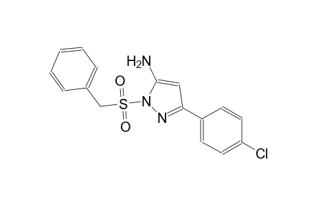 1H-pyrazol-5-amine, 3-(4-chlorophenyl)-1-[(phenylmethyl)sulfonyl]-