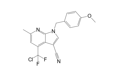 1-(4-Methoxybenzyl)-4-(chlorodifluoromethyl)-6-methyl-1H-pyrrolo[2,3-b]pyridine-3-carbonitrile