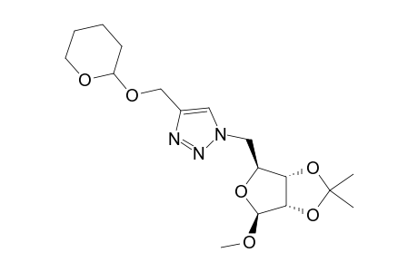 1-O-METHYL-2,3-O-ISOPROPYLIDENE-5-[4-(TETRAHYDRO-2-H-PYRAN)-METHYL)--1-H-1,2,3-TRIAZOL-1-YL]-BETA-D-RIBOFURANOSE