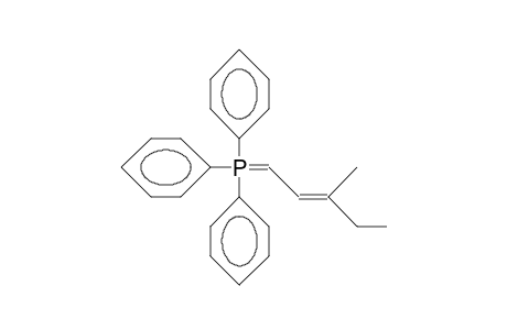 E-(3-Methyl-2-pentenylidene)-triphenyl-phosphorane