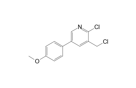 2-Chloro-3-(chloromethyl)-5-(4-methoxyphenyl)pyridine
