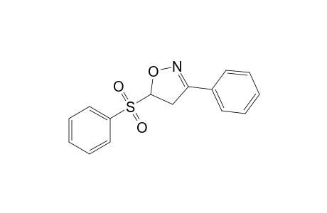 3-Phenyl-5-(phenylsulfonyl)-4,5-dihydro-1,2-oxazole