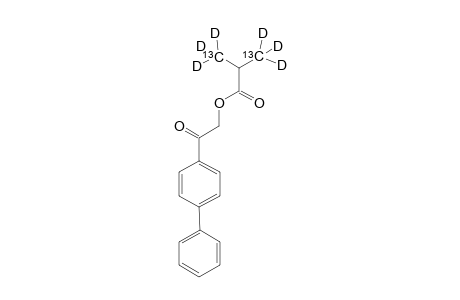 p-Phenylphenacyl[3,3'-bis(13C),3,3,3,3',3',3'-hexadeuterio]isobutyrate