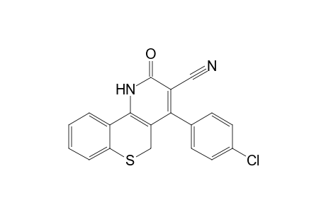 4-(4-Chlorophenyl)-2-keto-1,5-dihydrothiochromeno[4,3-b]pyridine-3-carbonitrile