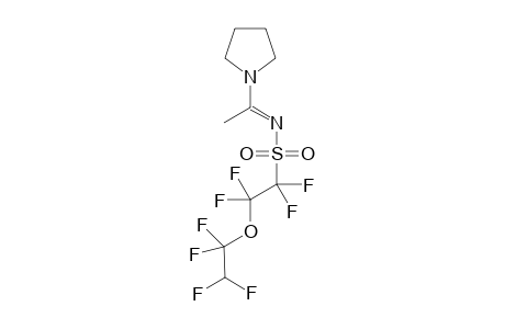 1,1,2,2-Tetrafluoro-2-(1,1,2,2-tetrafluoro-ethoxy)-ethanesulfonic acid[1-pyrrolidin-1-yl-ethylidene]-amide