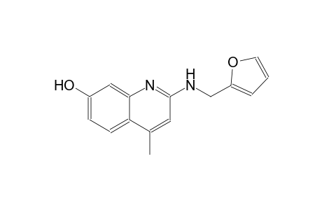 7-quinolinol, 2-[(2-furanylmethyl)amino]-4-methyl-