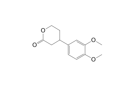 4-(3,4-Dimethoxyphenyl)tetrahydropyran-2-one